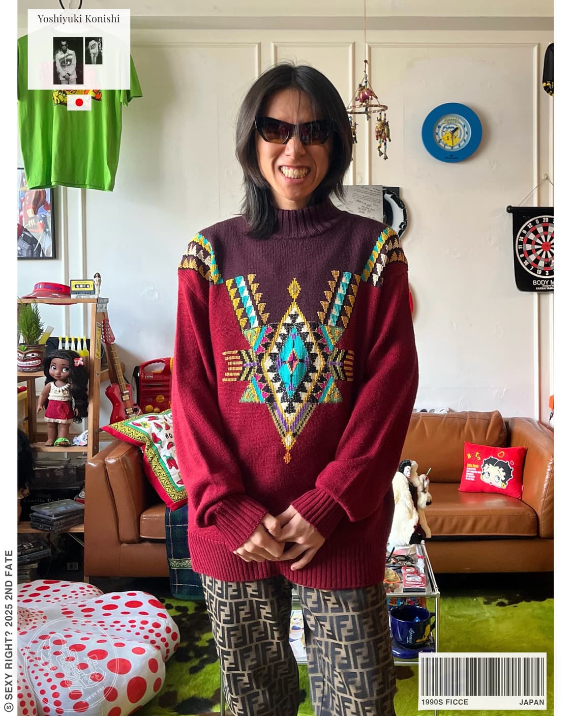 1990s FICCE by Konishi Yoshiyuki Knit 상품이미지1