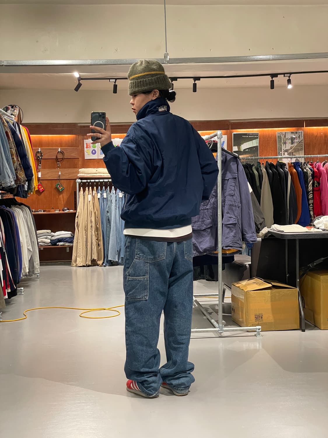 퍼스트다운 리버시블 플리스 점퍼 상품이미지4