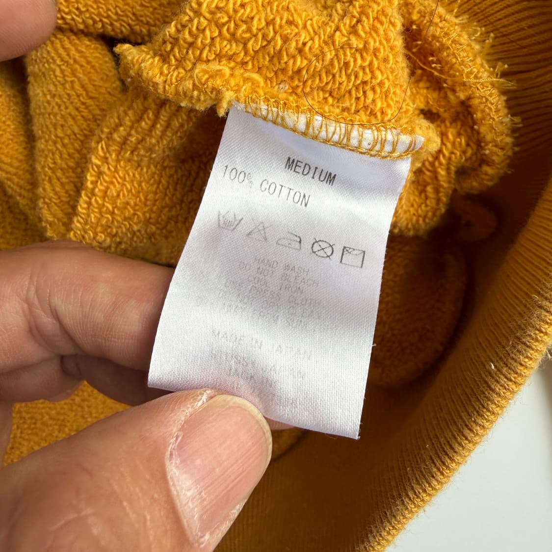 Stussy  스투시 자수 머스타드 크롭 후드티  상품이미지5