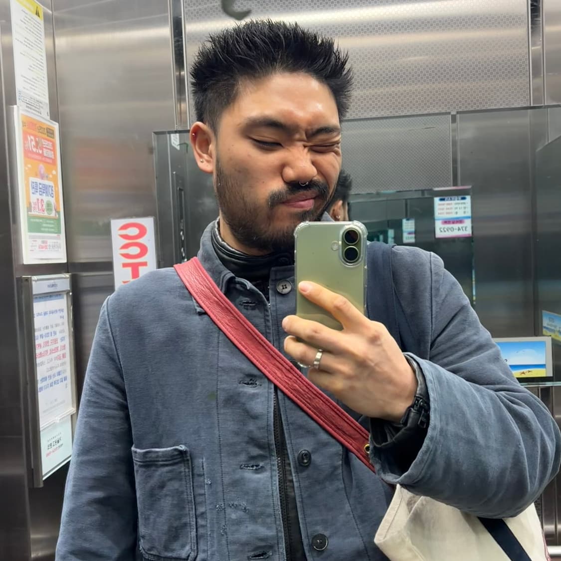 아르마니 익스체인지 바이커 자켓  상품이미지5