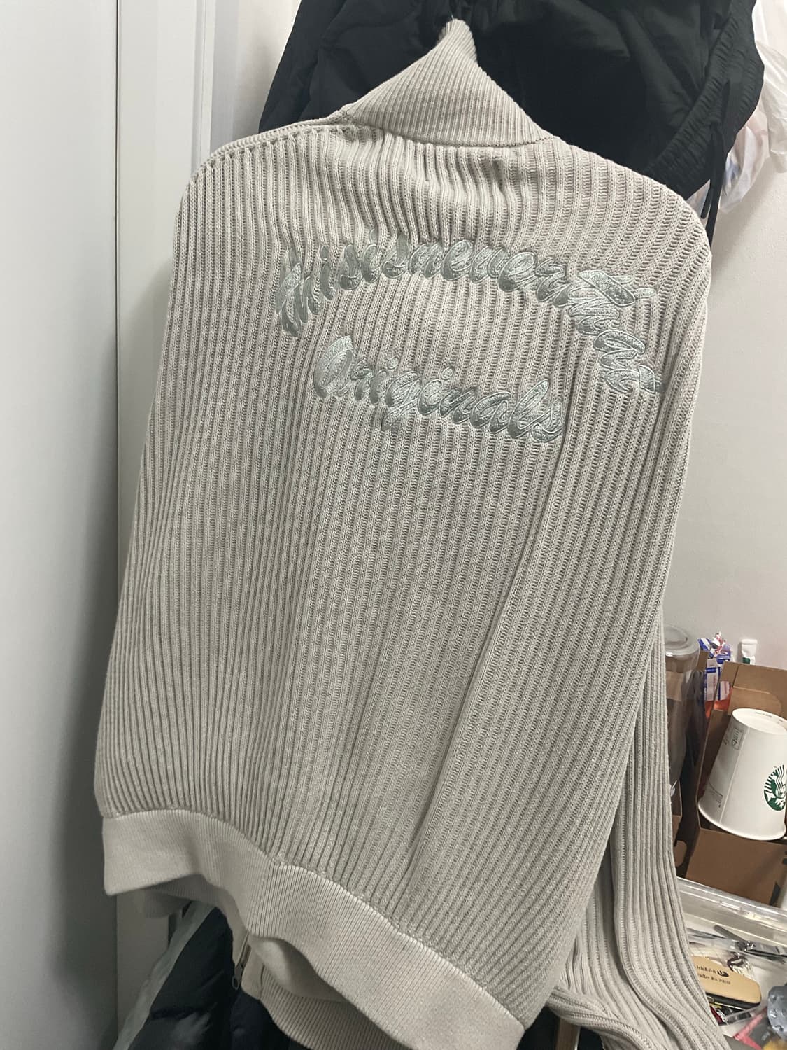 디스이즈네버댓 니트집업 가디건 상품이미지2