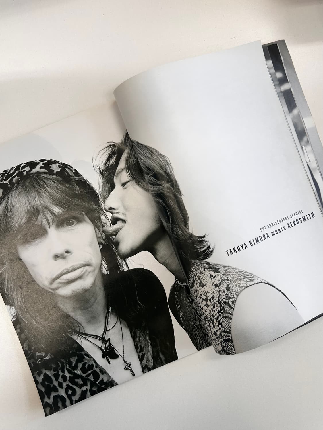 CUT 매거진 1998 기무라 타쿠야 에어로스미스 희귀본 상품이미지3