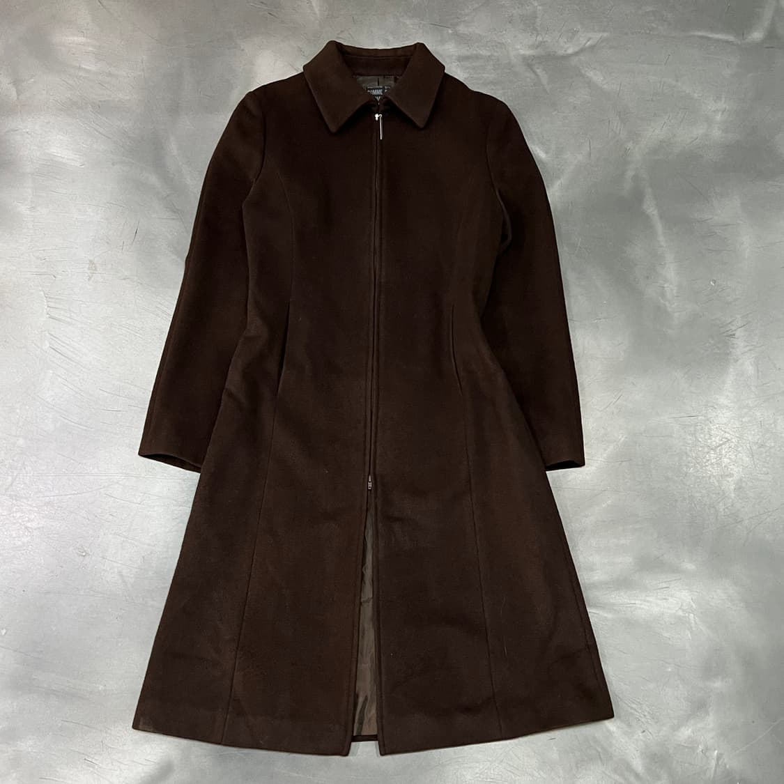  꼼사이즘 미니멀 집업 코트 y14782 상품이미지1