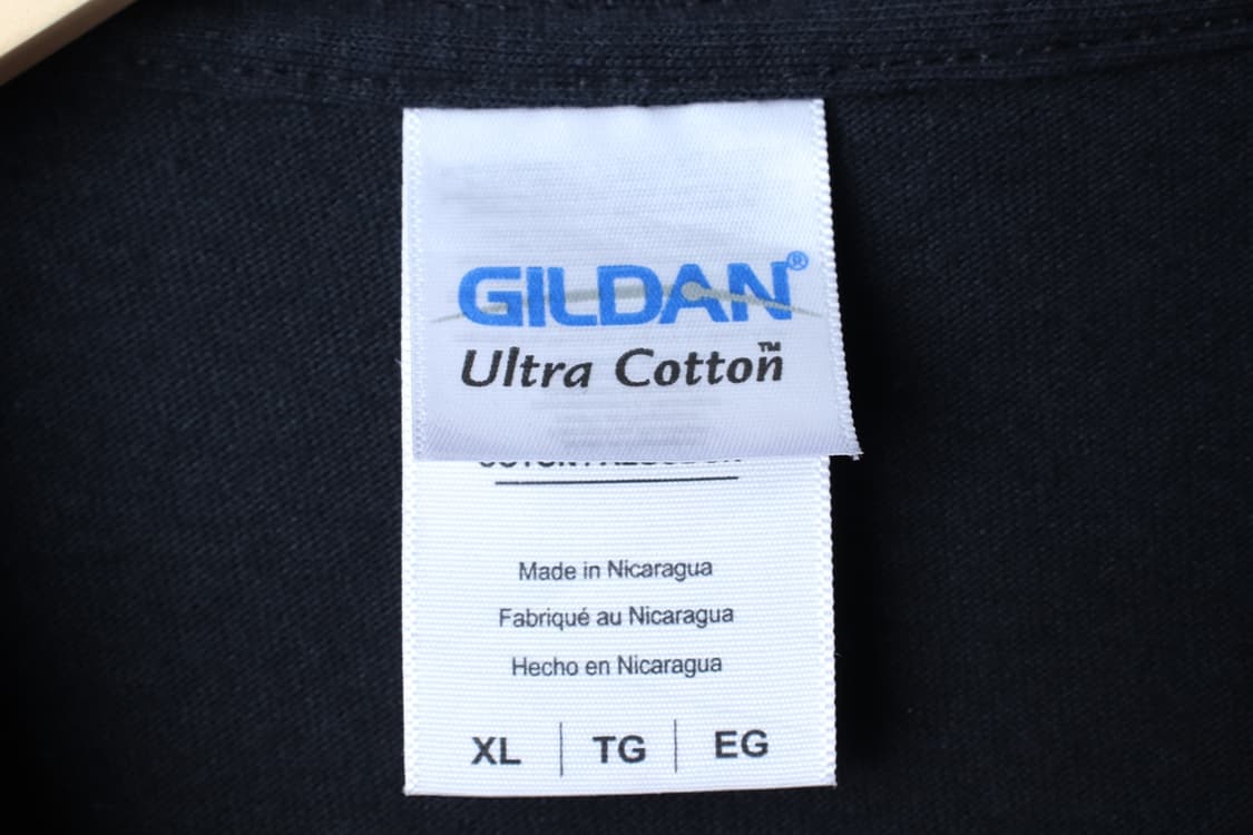 (XL-3XL) 길단 반팔 티셔츠 USA 빅사이즈 블랙-H31404 상품이미지7