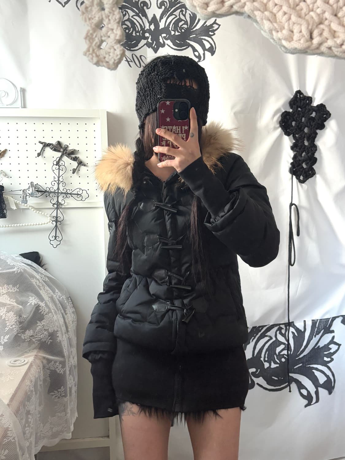 • Duffel coat fur padded coat 상품이미지3