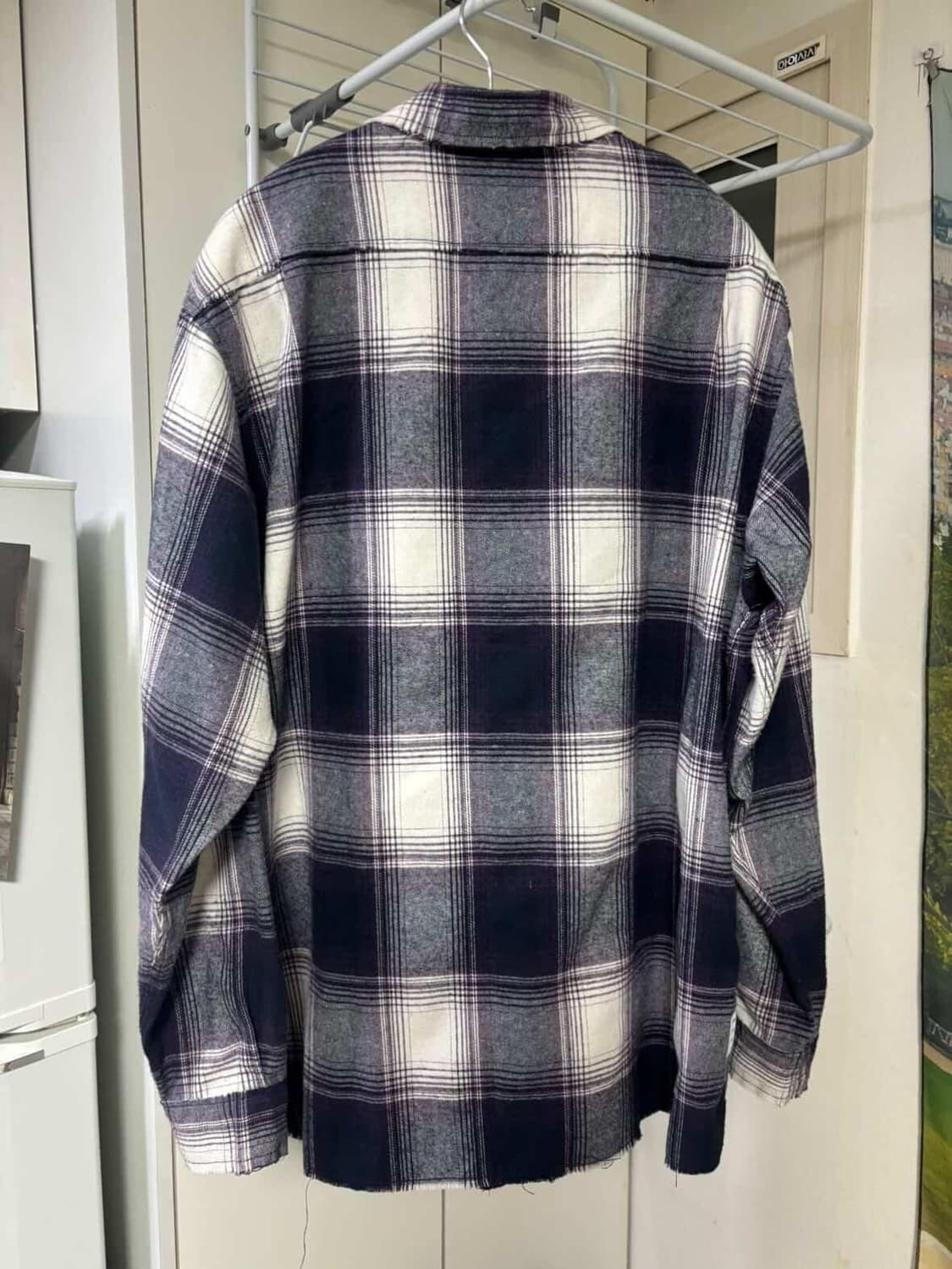 디스이즈네버댓 컷 오프 체크 셔츠 상품이미지2