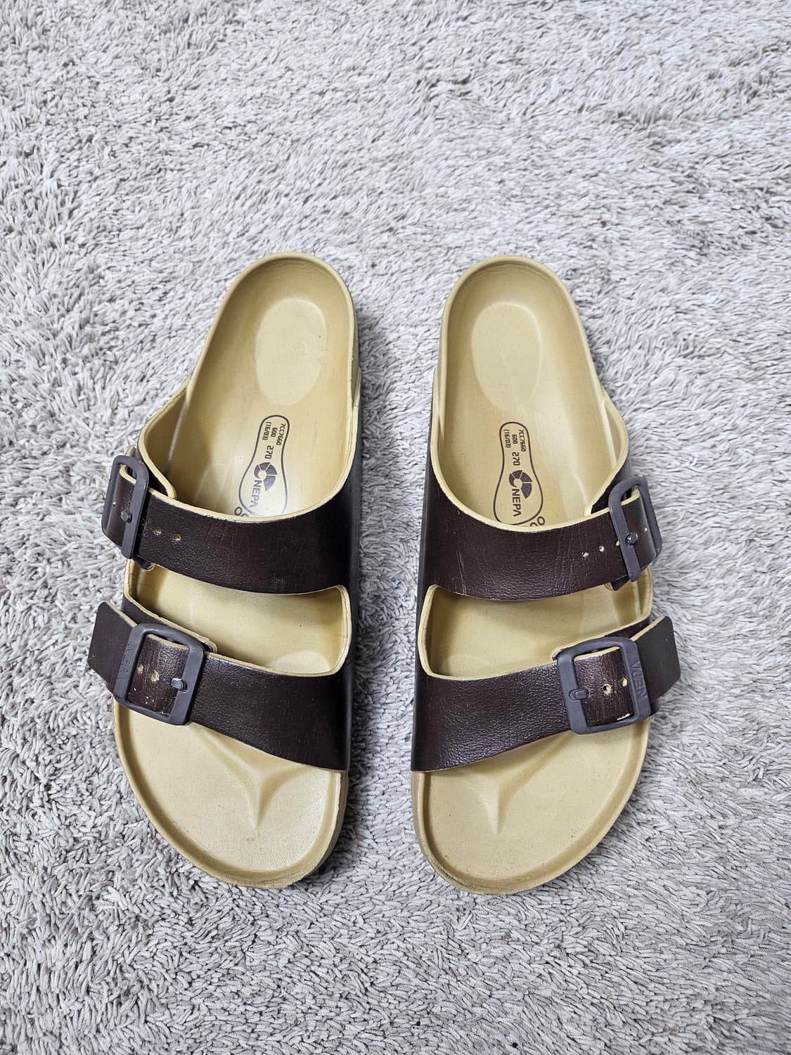 NEPA 샌들 브라운 270mm 상품이미지4