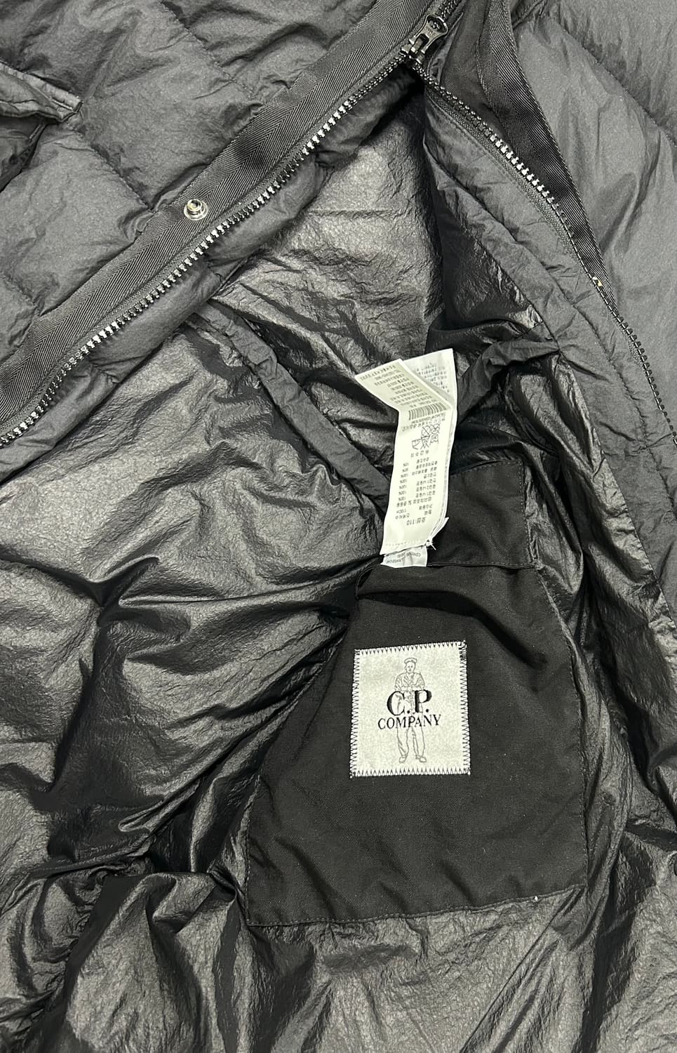 C.P.컴퍼니 블랙 덕다운 패딩 점퍼 110 상품이미지4