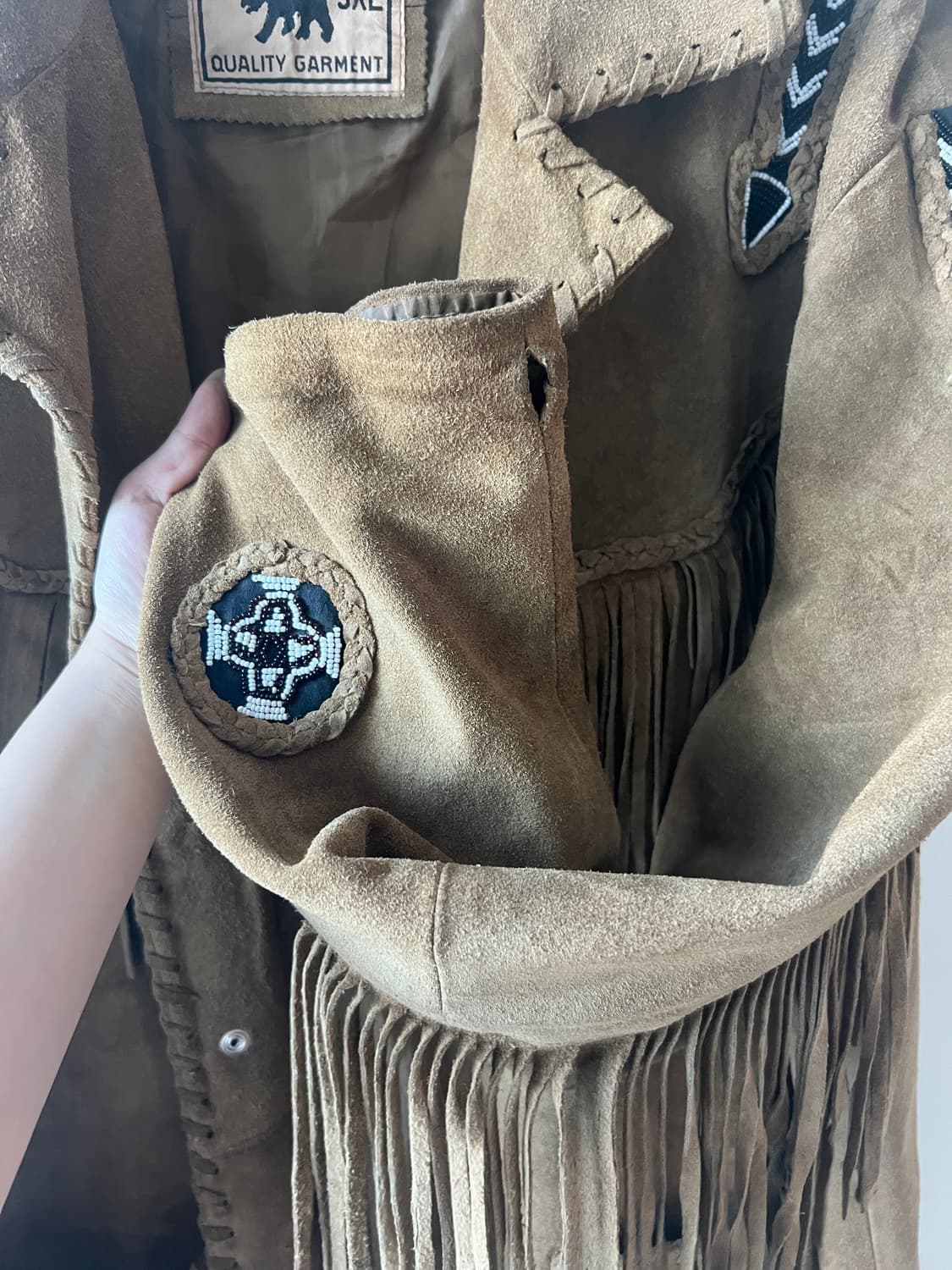 빈티지 웨스턴 프린지 스웨이드 자켓 상품이미지4