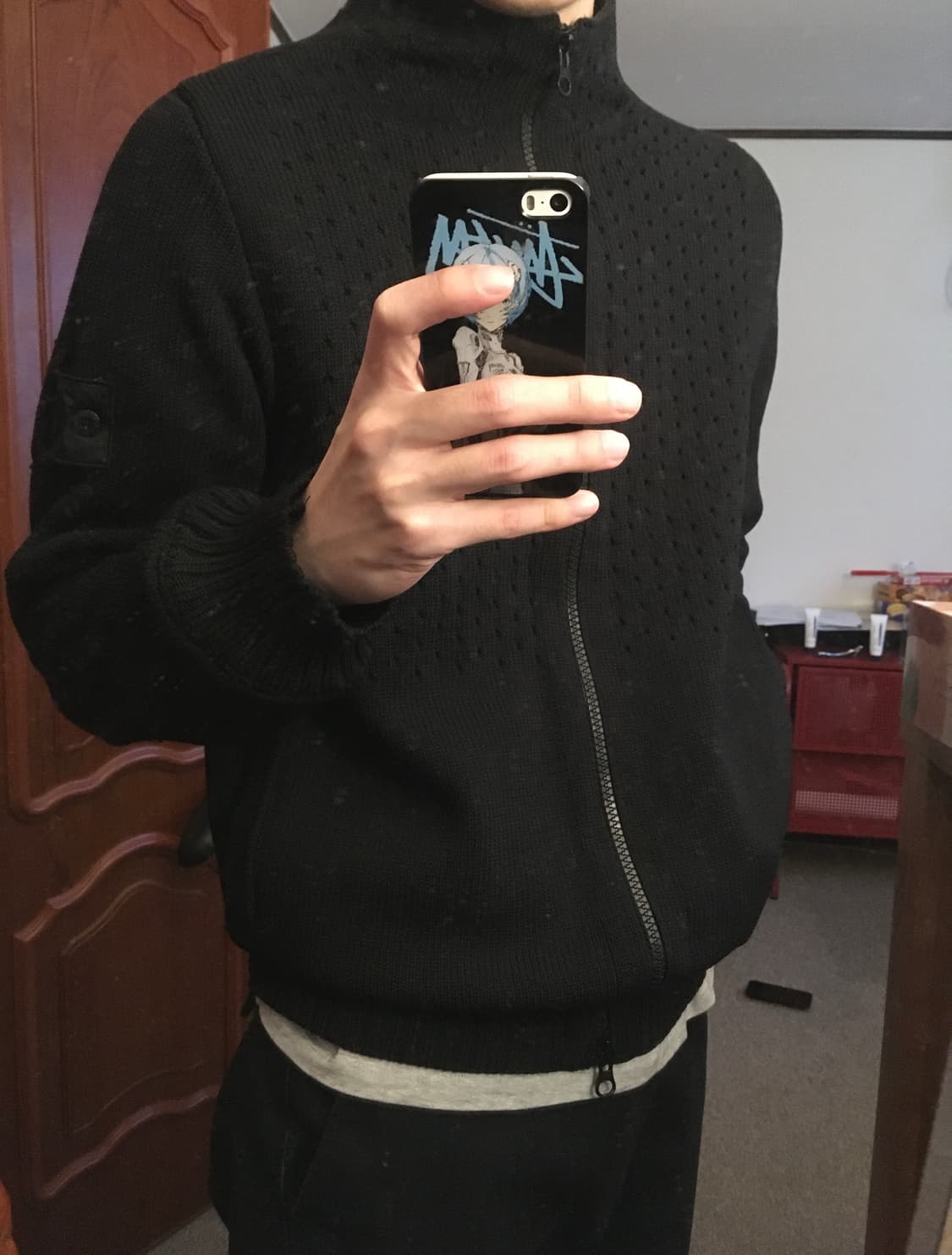 스톤아일랜드 쉐도우프로젝트 니트집업 상품이미지1