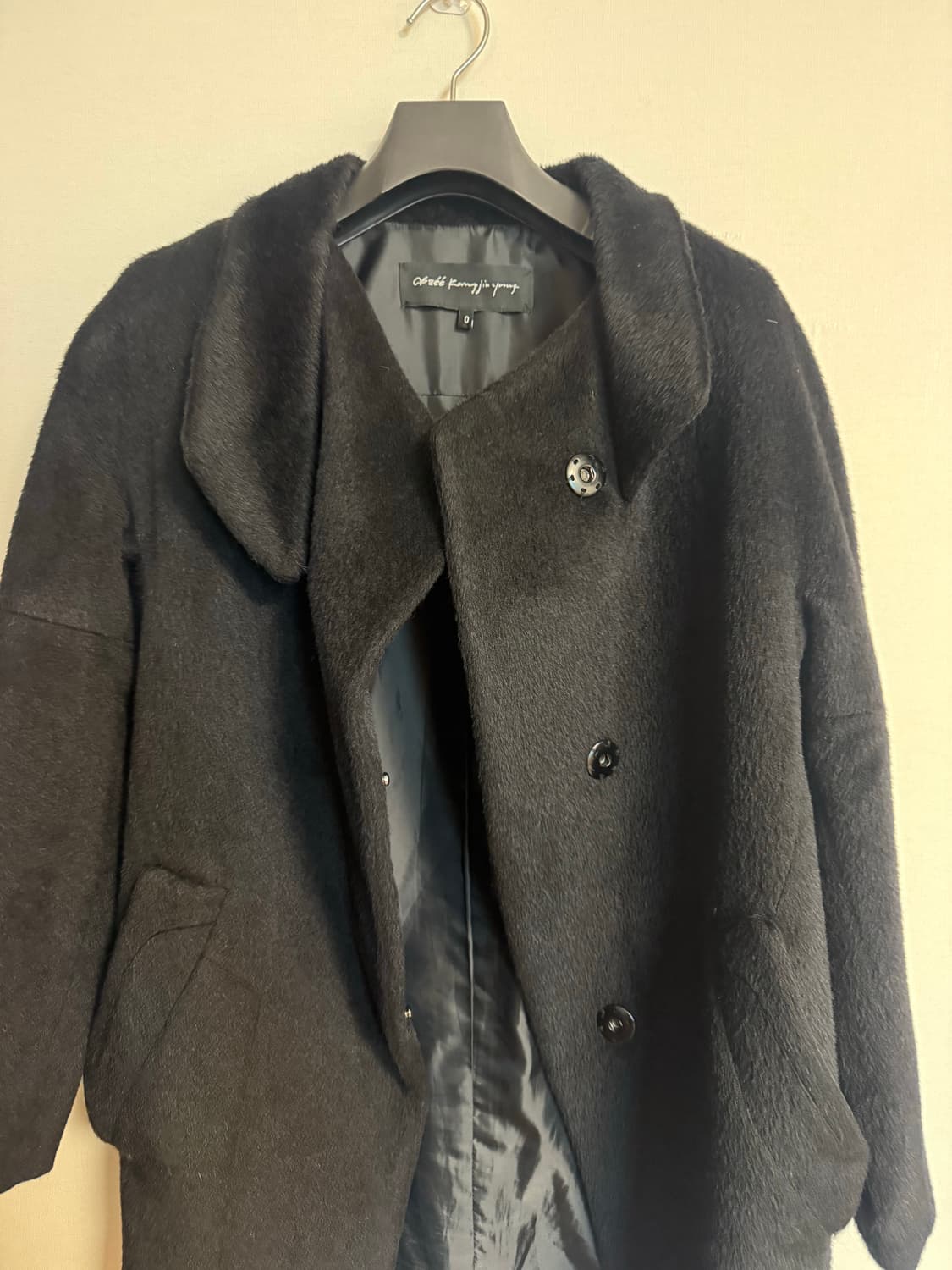 오브제 울 알파카 코트 상품이미지6