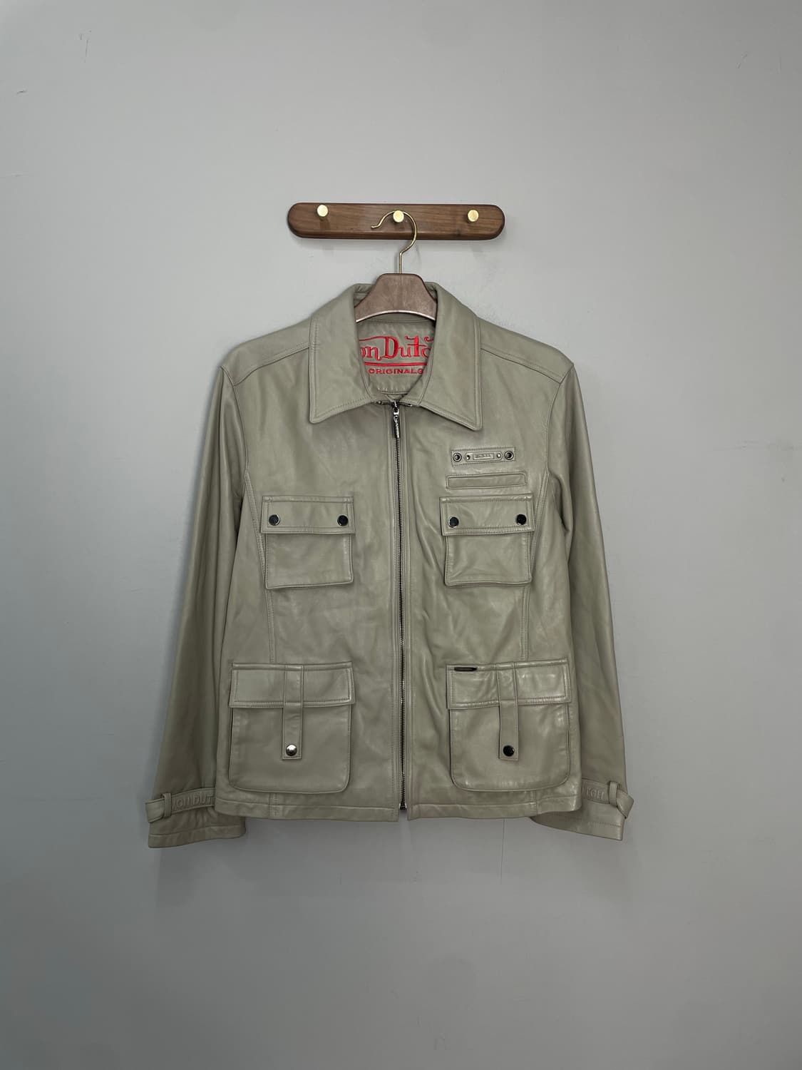 본더치 포켓 유틸리티 양가죽 레더 자켓 H2205 상품이미지2