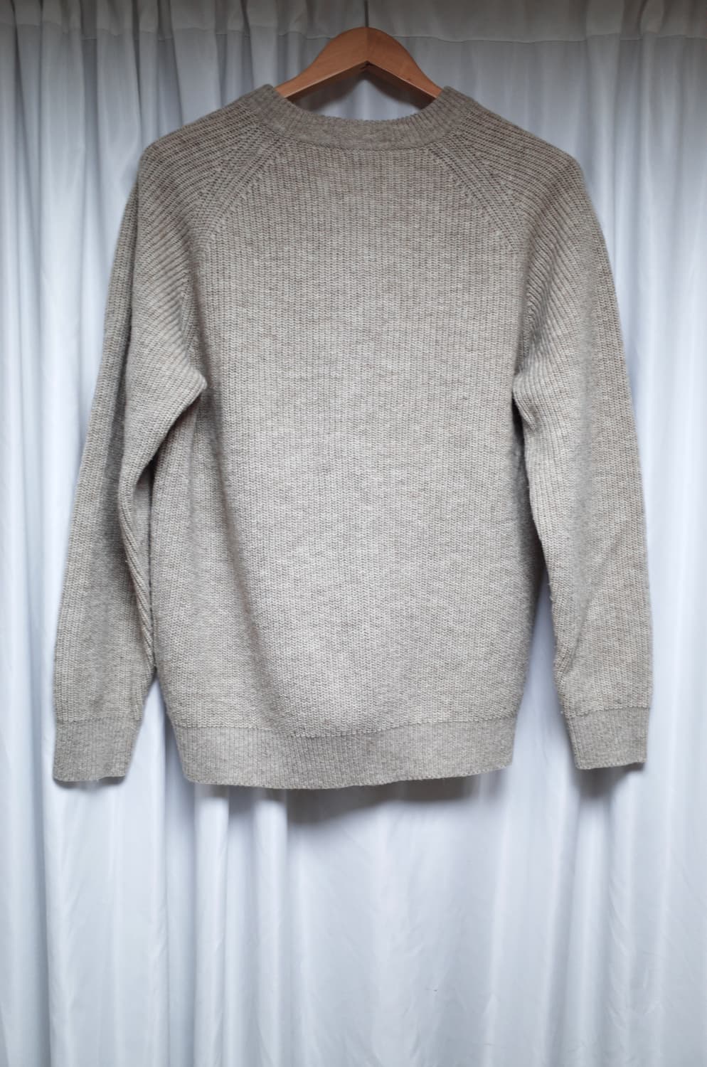 무인양품 울 V넥 니트 상품이미지3