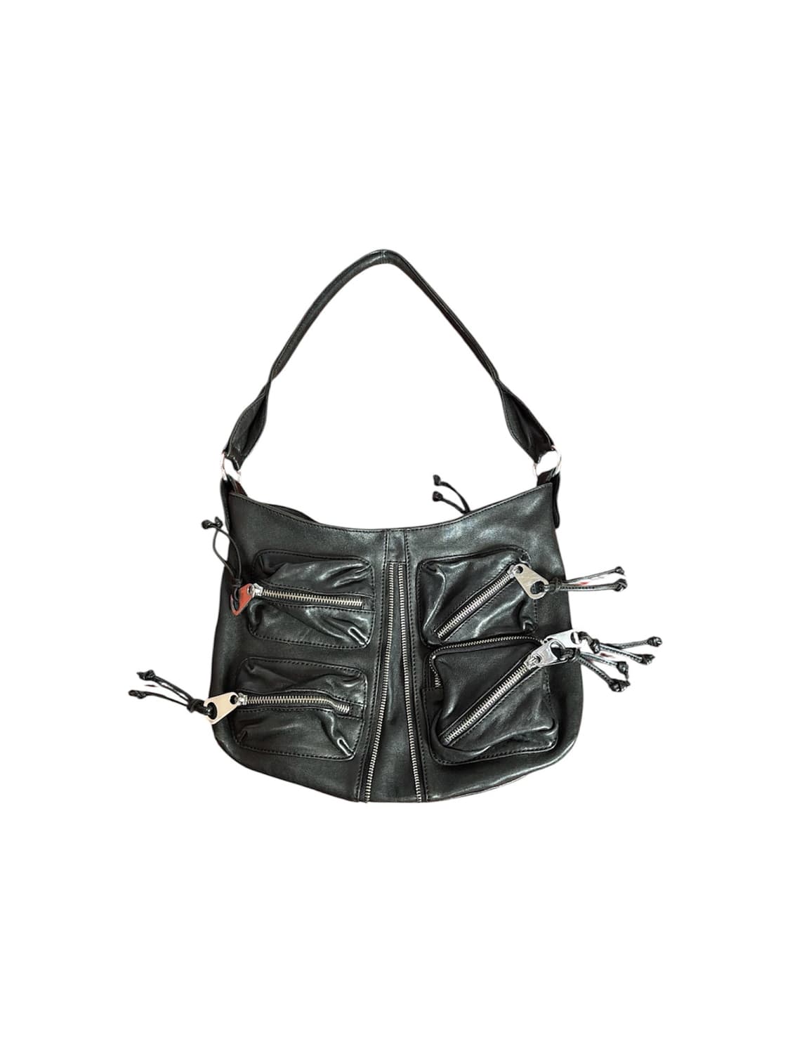 Multi Zipper Leater Bag 상품이미지1