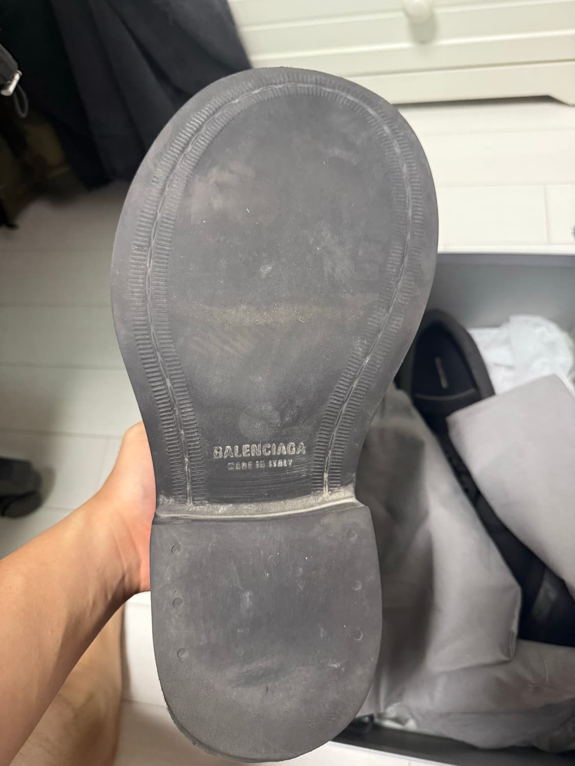 발렌시아가 스테로이드더비 블랙 (41)판매합니다 상품이미지5
