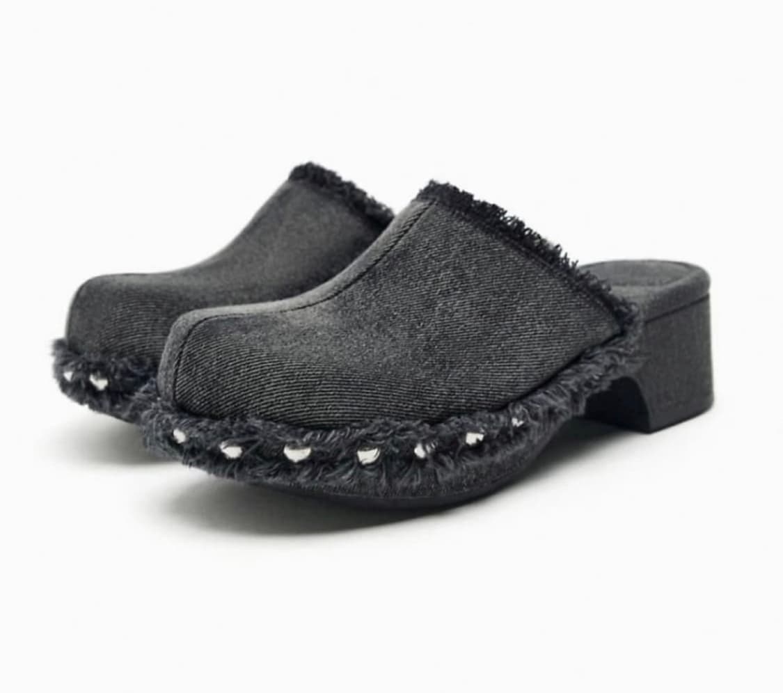 자라 데님 클로그 뮬 240 상품이미지1