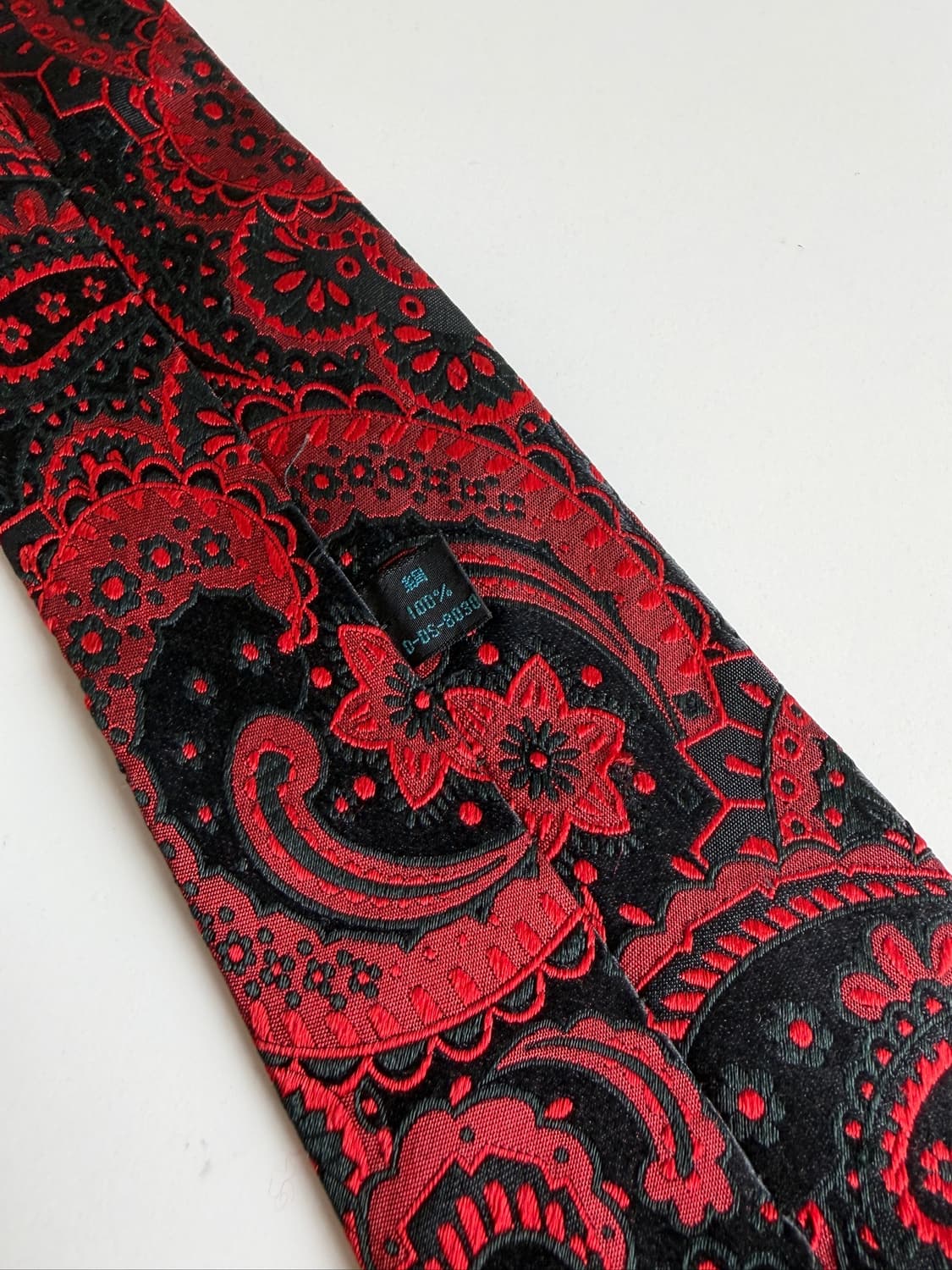 빈티지 페이즐리 실크 넥타이 8.3cm 상품이미지7