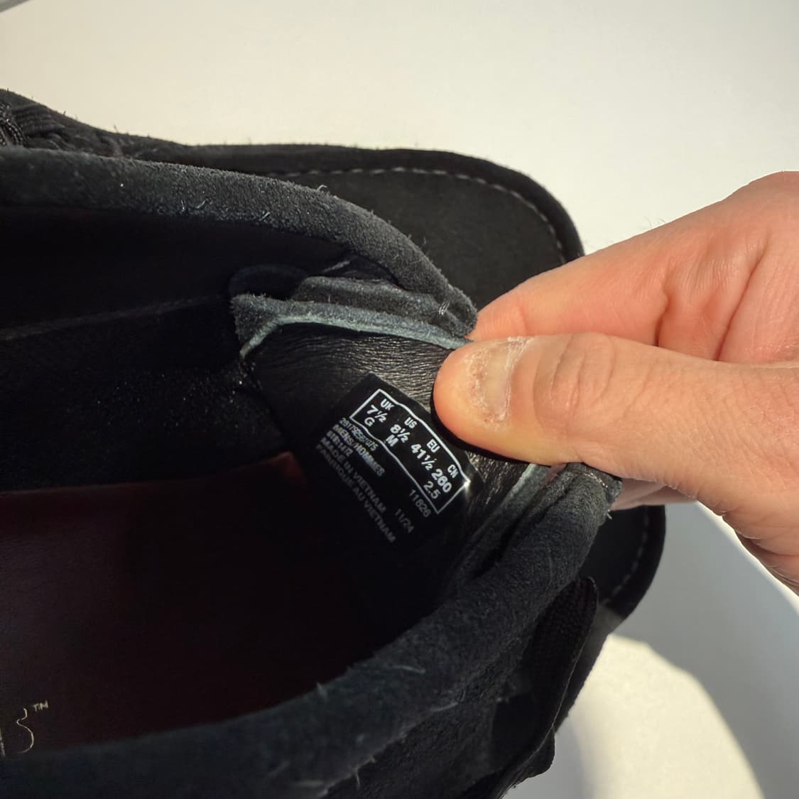 클락스 clarks 왈라비 부츠 블랙 GTX 260 상품이미지7