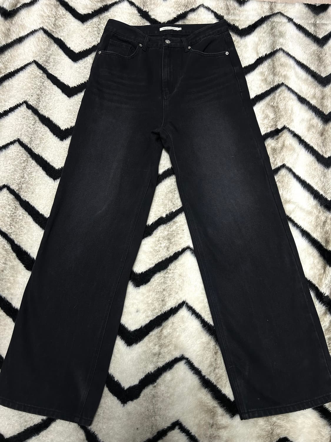 [3]인스턴트펑크 와이드 흑청 팬츠 상품이미지3