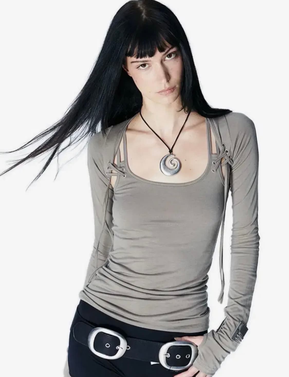 2000아카이브스 EYELET BOLERO SET-UP (TAUPE) 상품이미지1