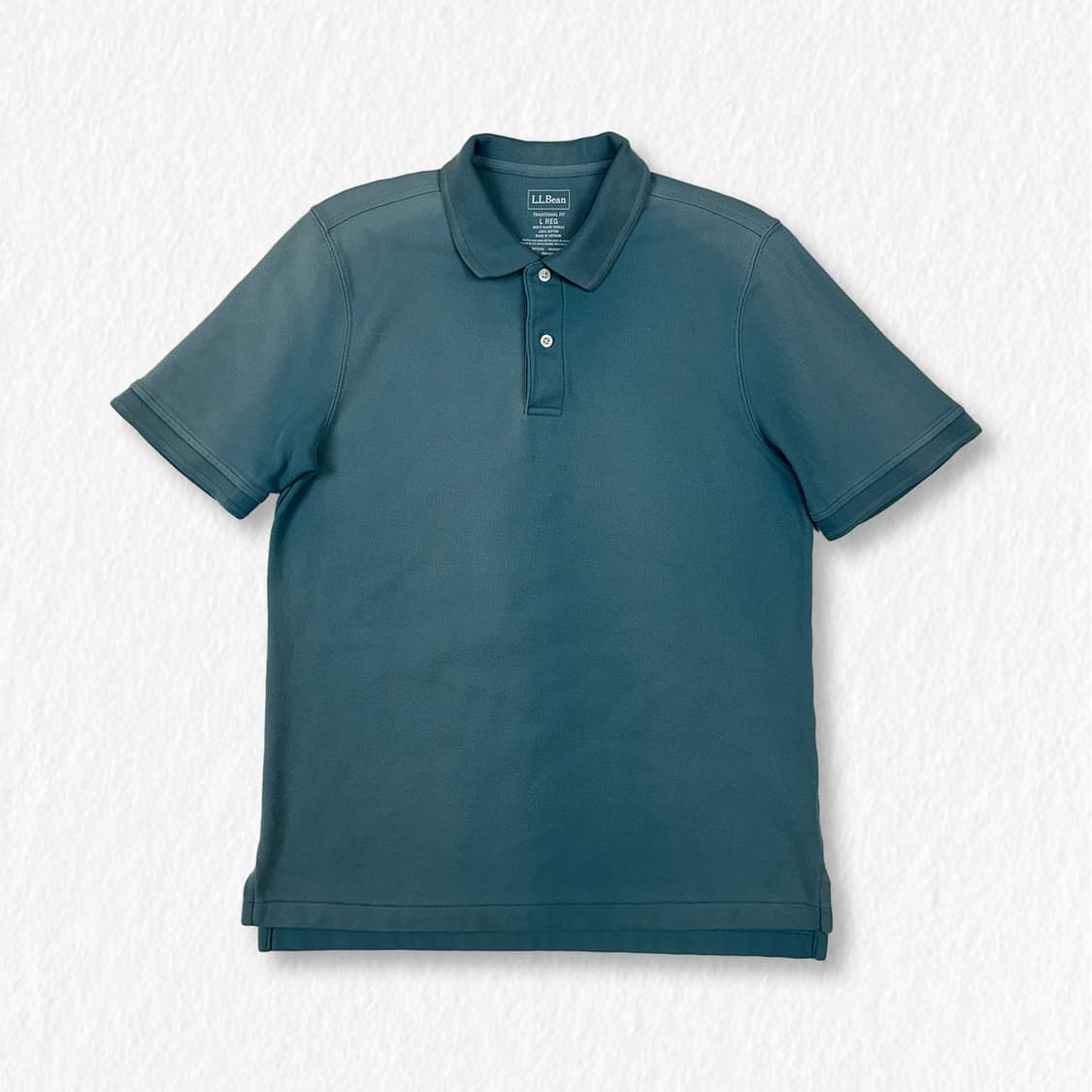 LLBEAN PK 티셔츠 청록 상품이미지1