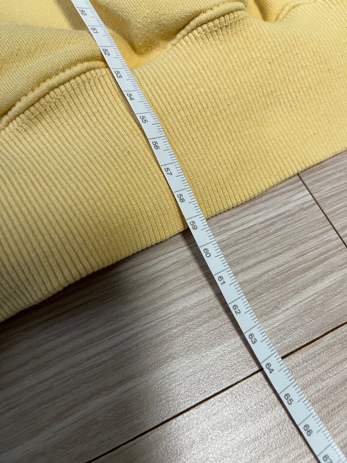 테켓 하프집업 맨투맨 옐로우 상품이미지6