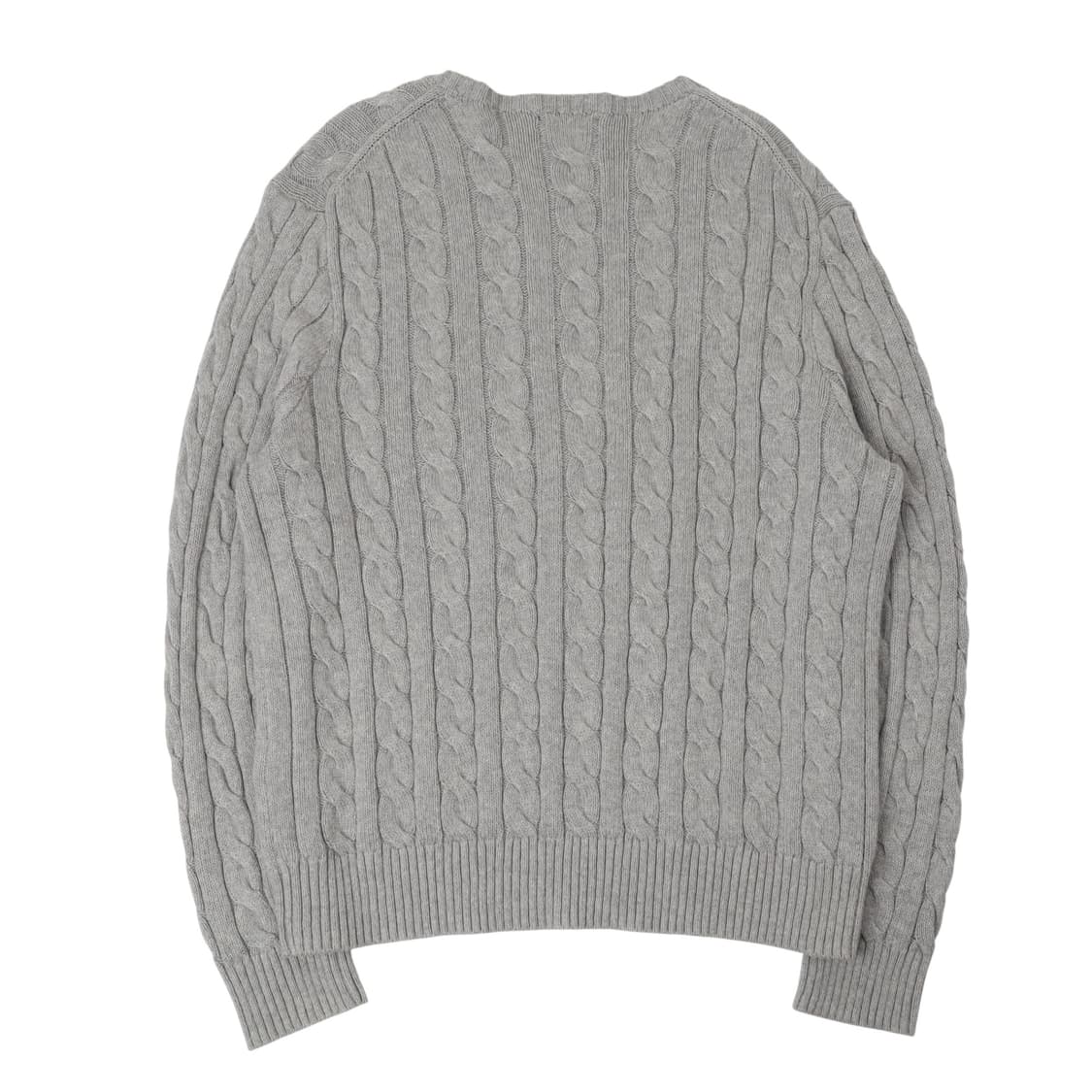 폴로 랄프로렌 그레이 QR 케이블 니트 상품이미지5