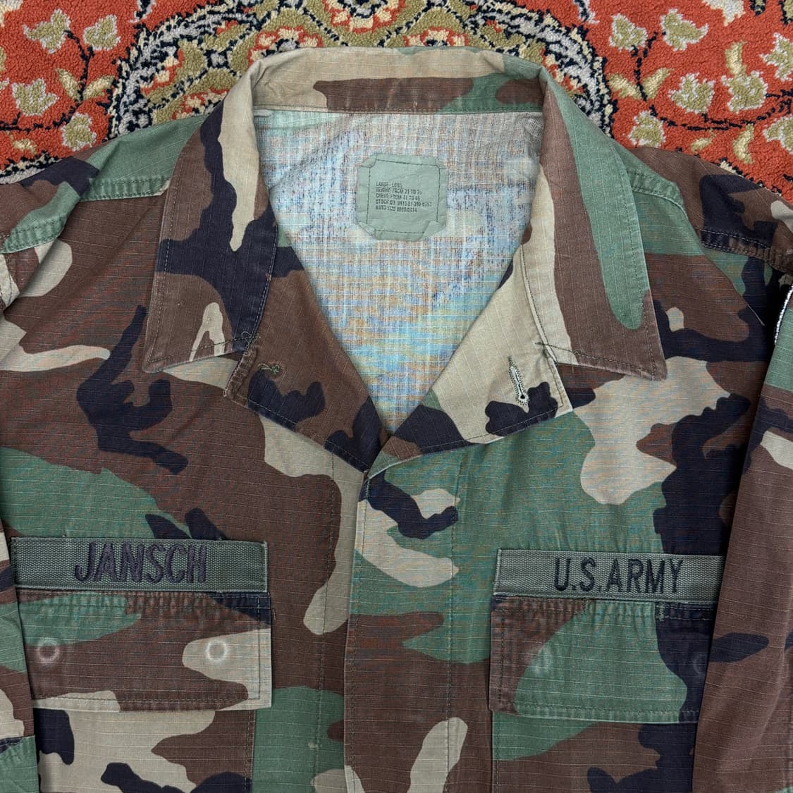 [L-L] Usa army OG 우드랜드 BDU 자켓 상품이미지7