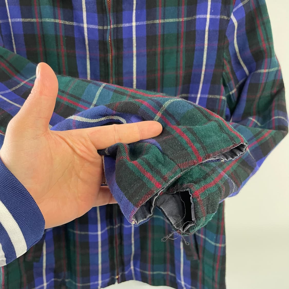 빔즈 리버시블 체크패턴 자켓 상품이미지5