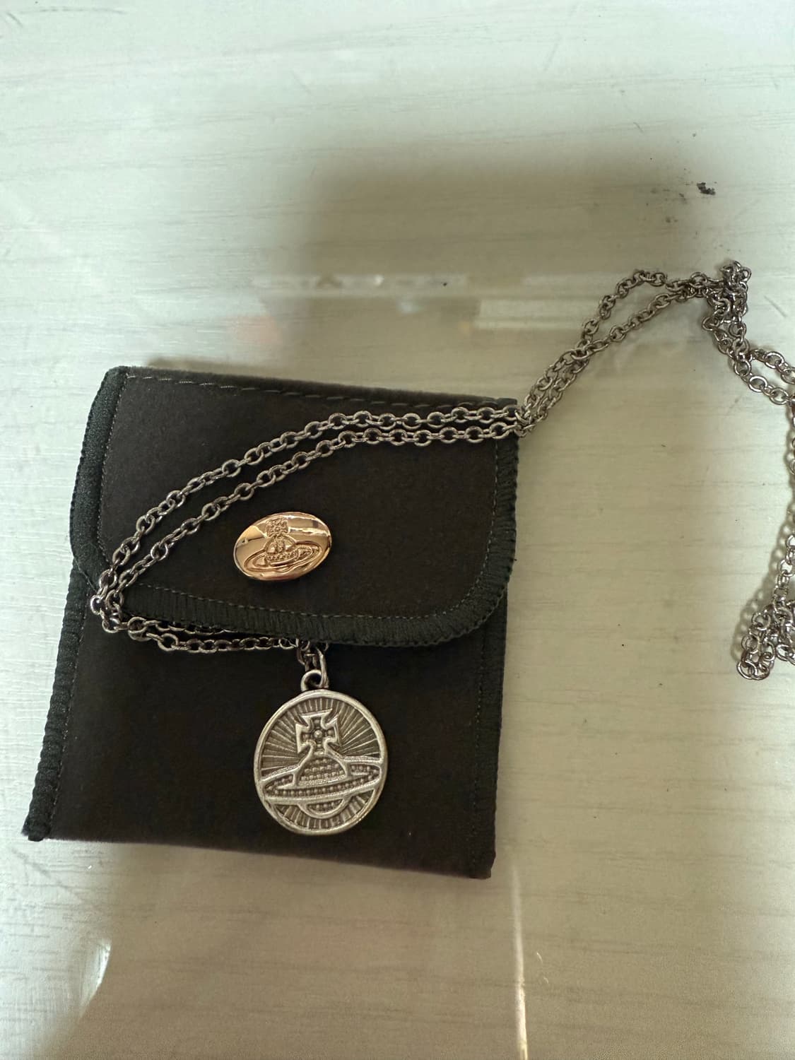 정품) 비비안 웨스트우드 리치몬드 목걸이  21년도 매장구매  상품이미지1