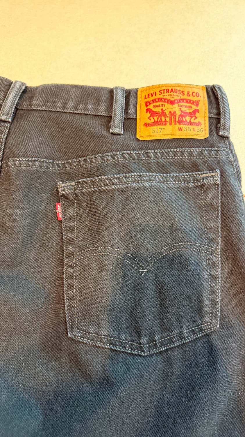 빈티지 리바이스 517 블랙 38x36 상품이미지4