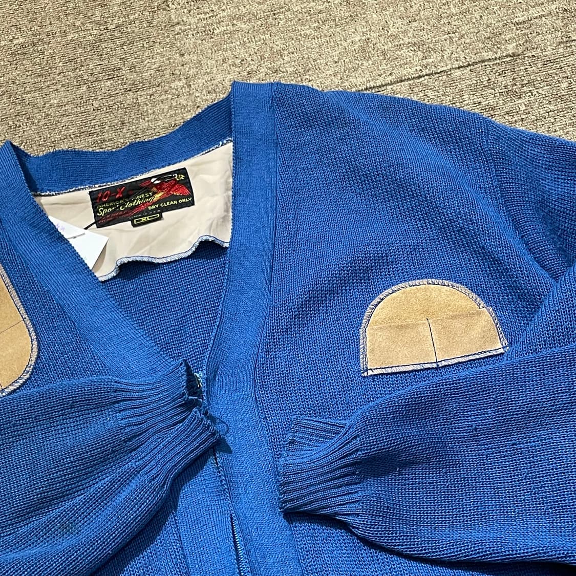 (XL) USA Kandel 블루 슈팅 가디건 상품이미지6