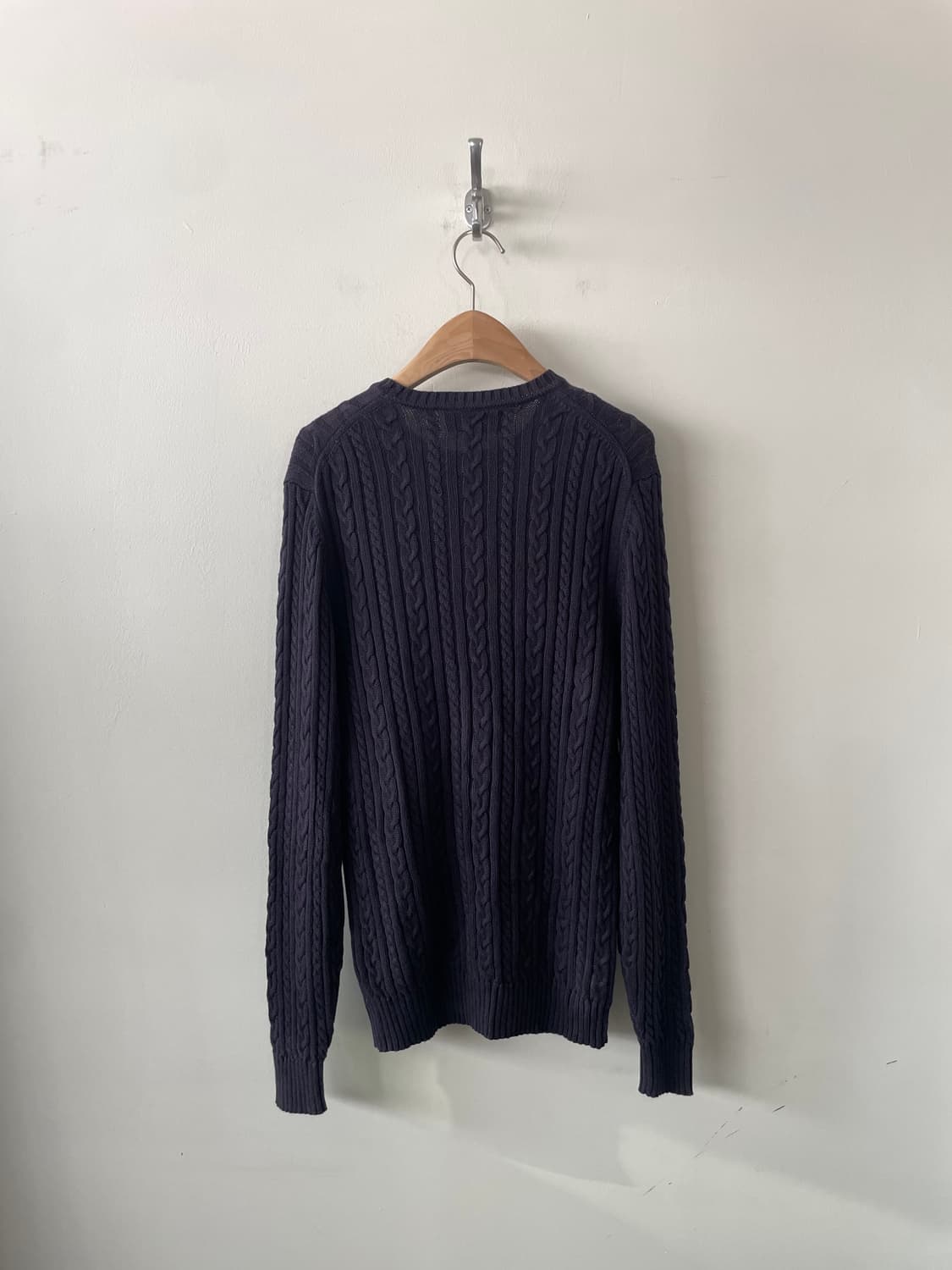 cotton-linen blended cable knit 상품이미지5