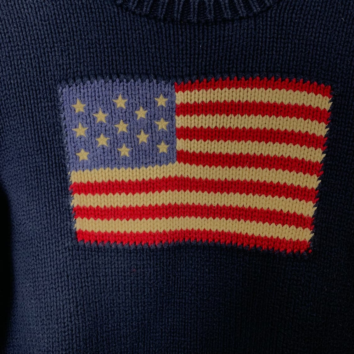 폴로 랄프로렌 성조기 네이비 니트 상품이미지3
