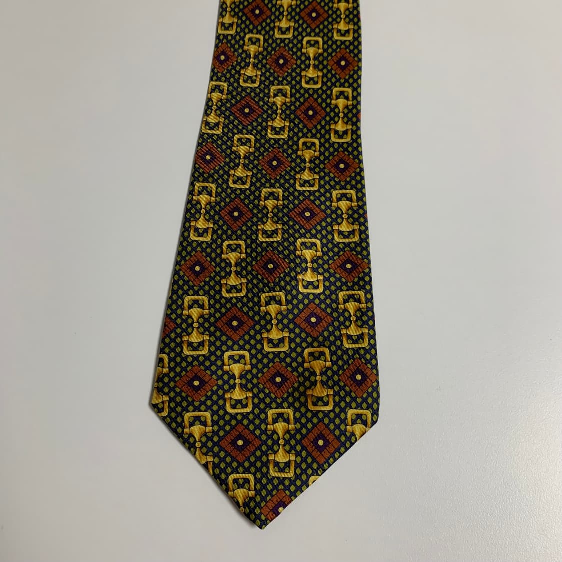 셀린느(CELINE) 기하학적패턴 명품넥타이 결혼식패션 넥타이 A등급 상품이미지9