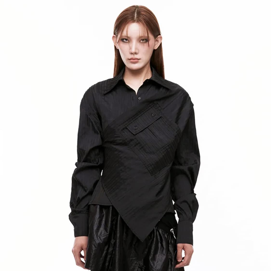 아드베스(ARTS DE BASE) 드레이핑 셔츠 프리사이즈 새상품 상품이미지1