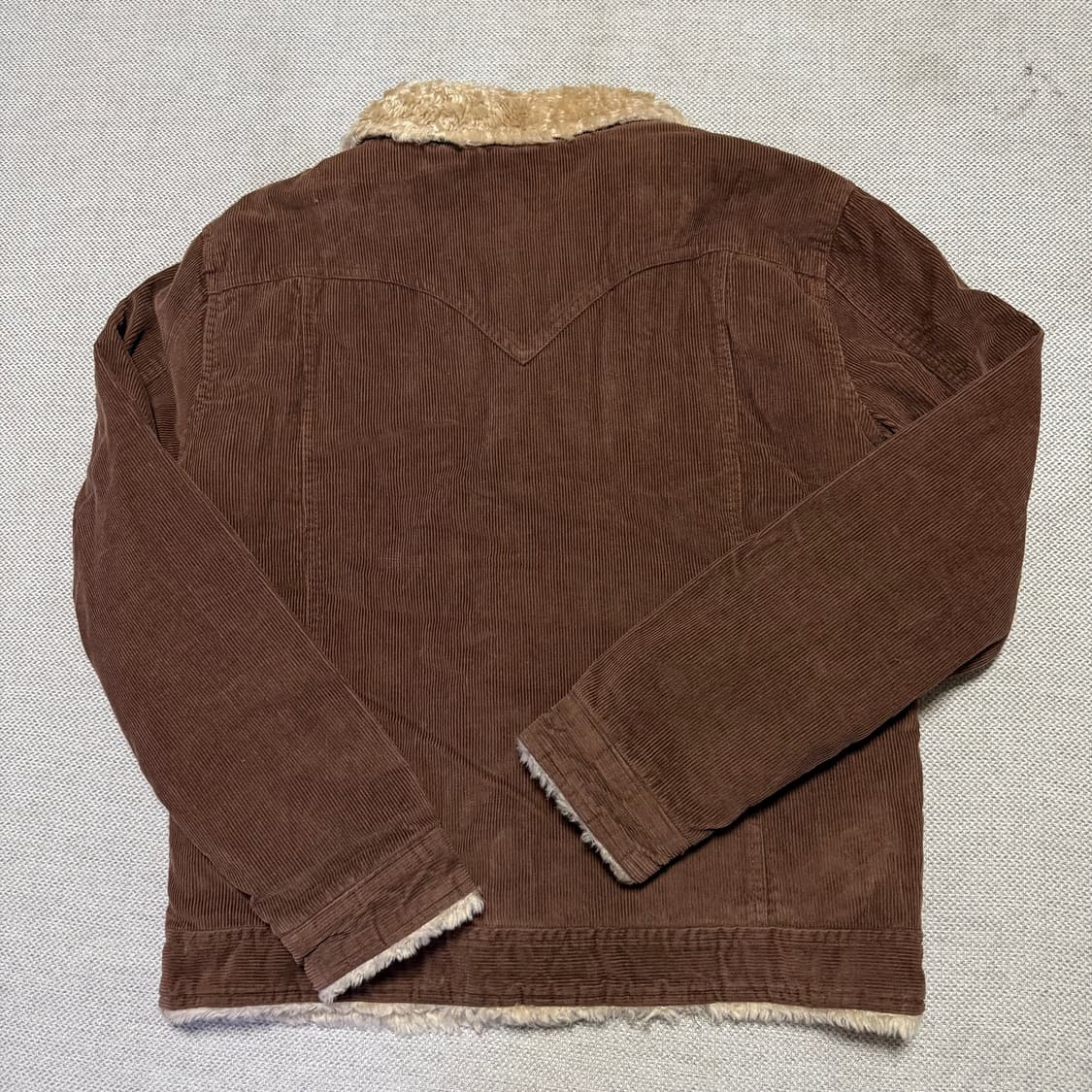 MEDECO(메데코) 코듀로이 털자켓 브라운 상품이미지4