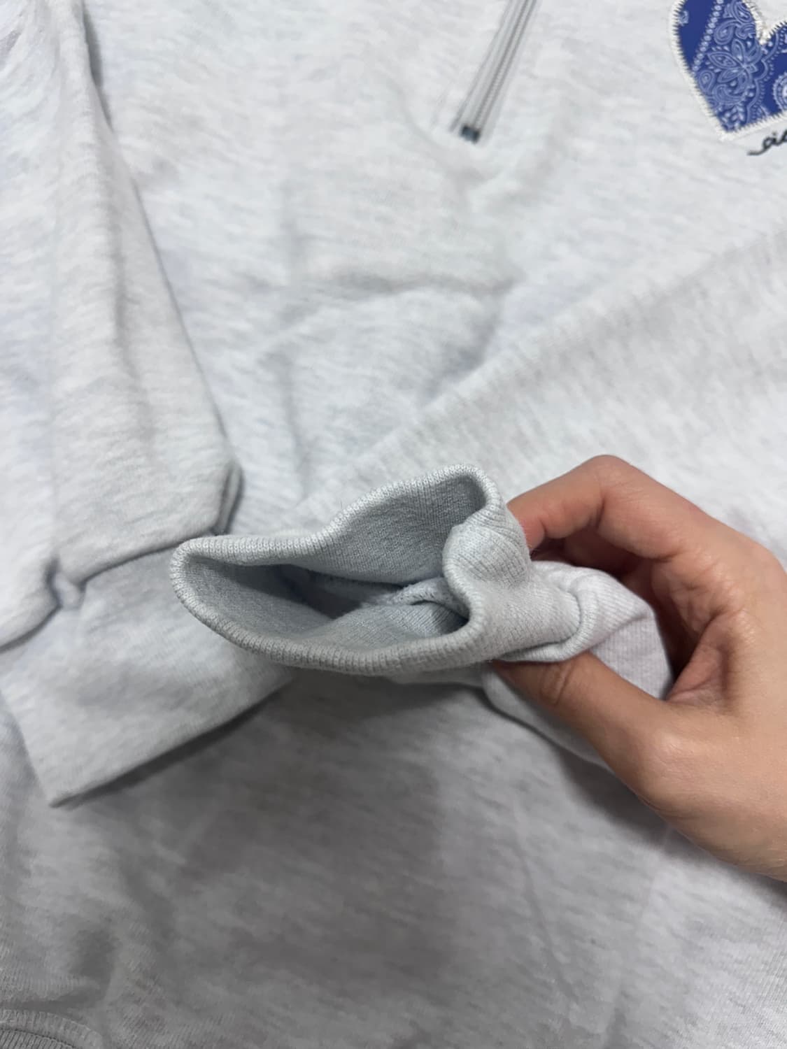 시엔느 후드티 맨투맨 하프지퍼 상품이미지3