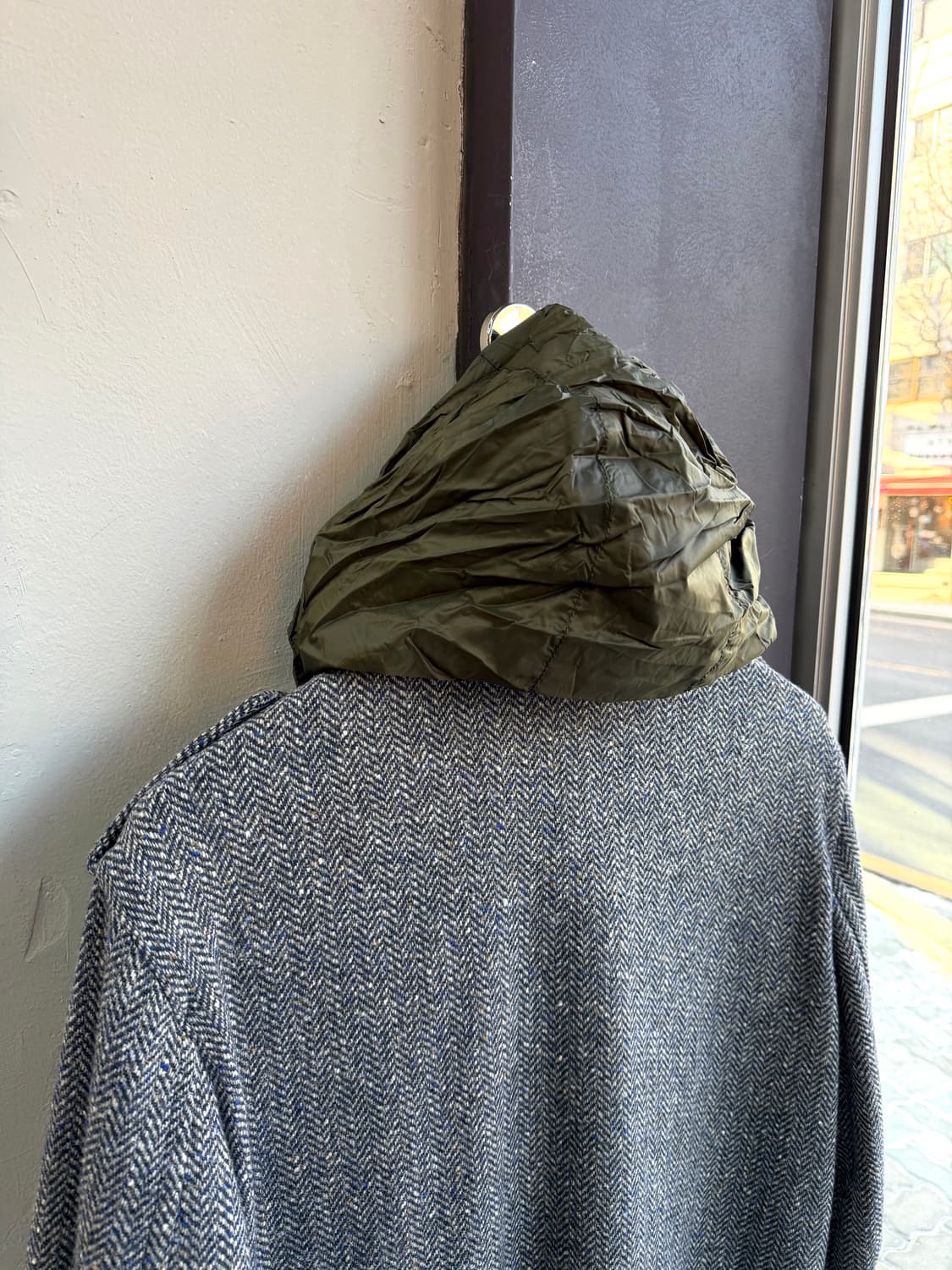 50/ 루이지 보렐리 라나 버진울 견장 코트 자켓 상품이미지8