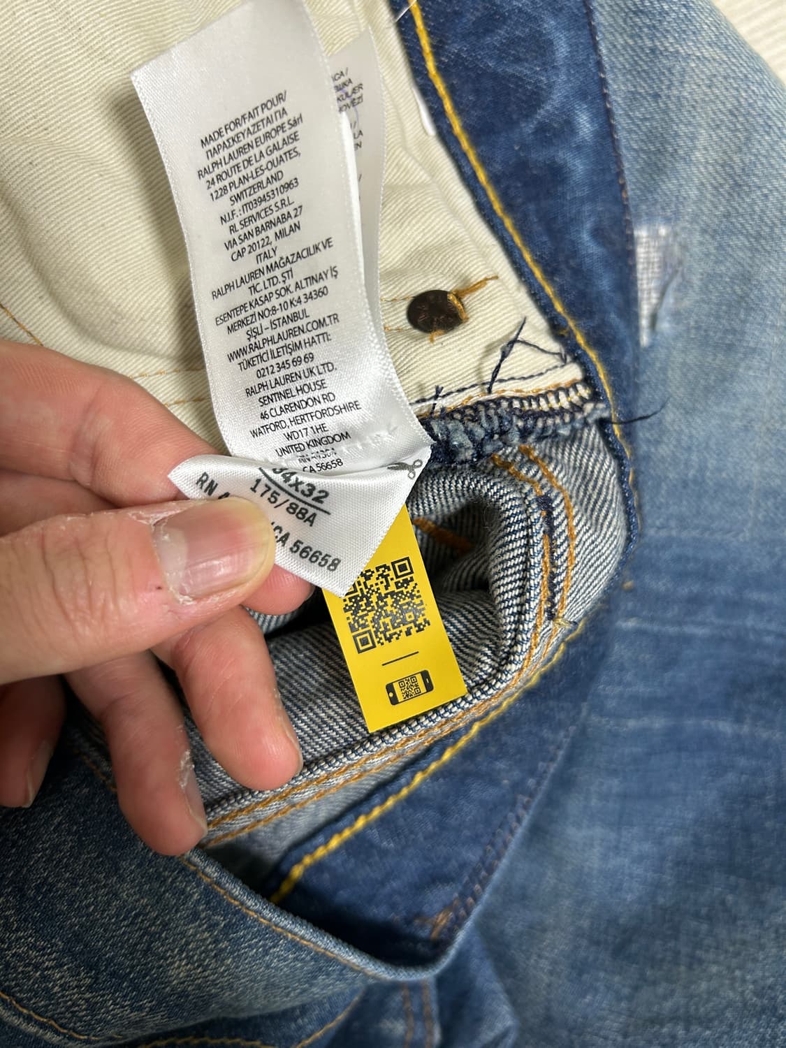 폴로 디스트로이드 워싱진 (매장 구매) 상품이미지10