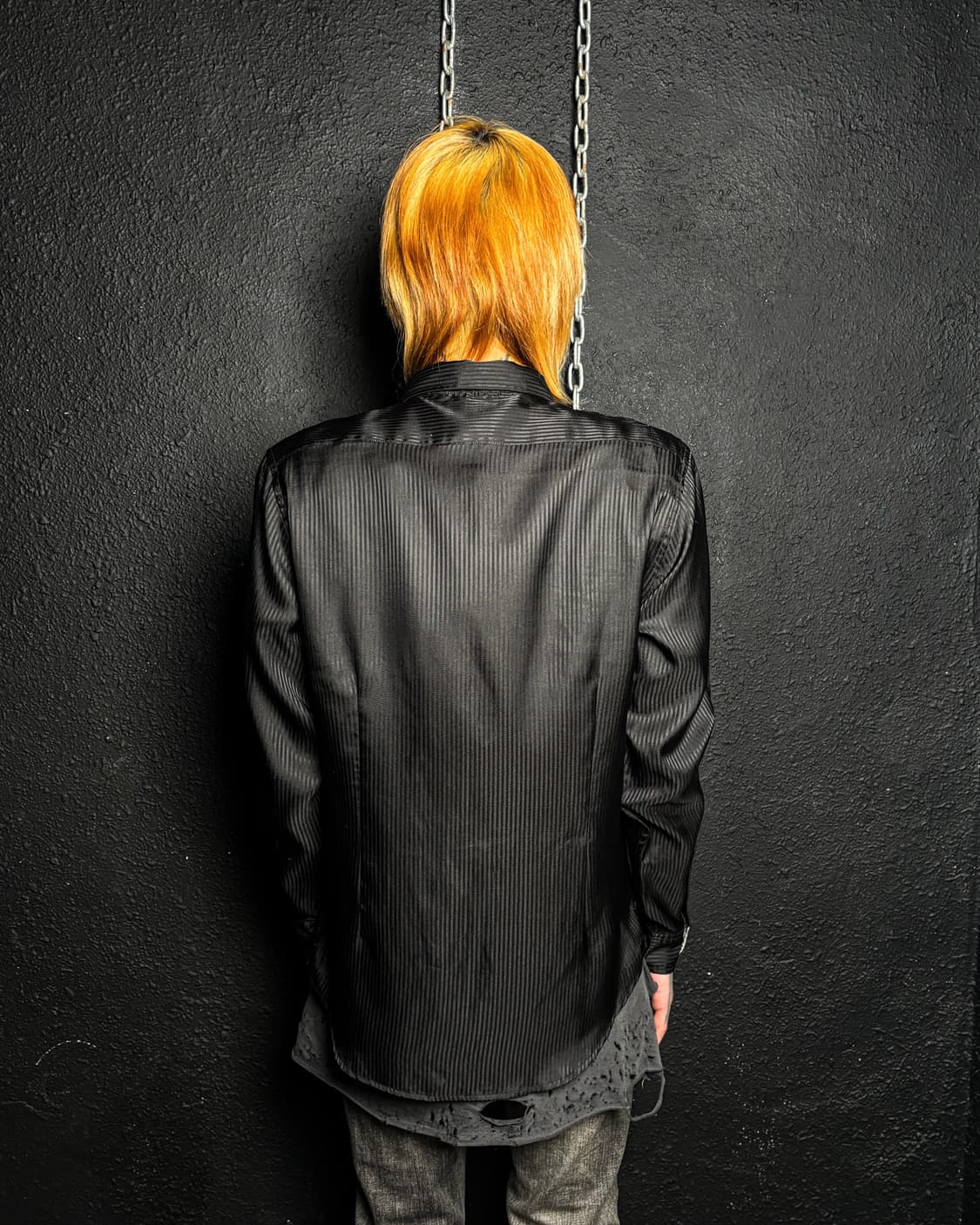 semantic design – Black Glossy Shirt 상품이미지4