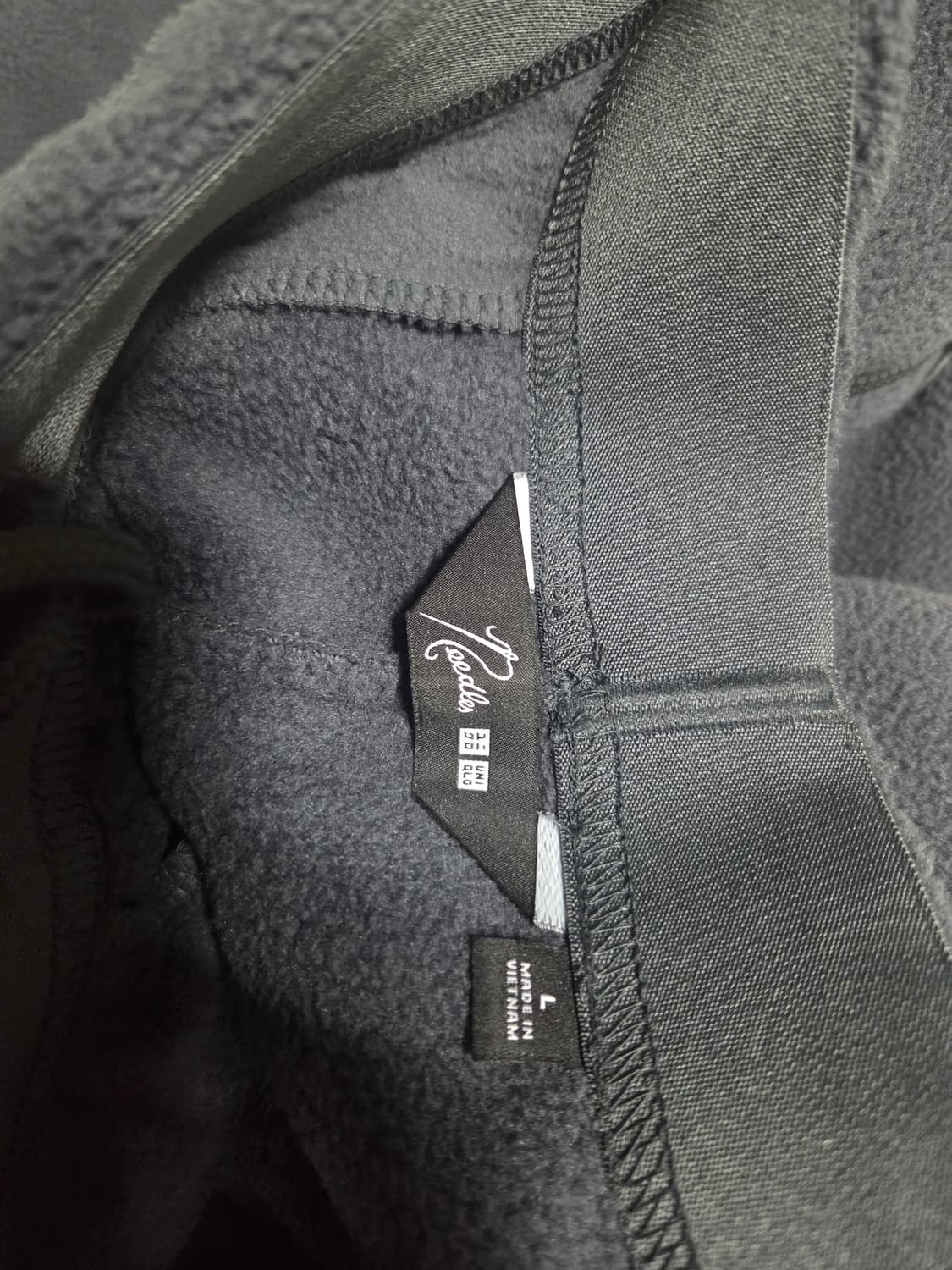 유니클로 니들스팬츠 다크그레이 L 상품이미지2