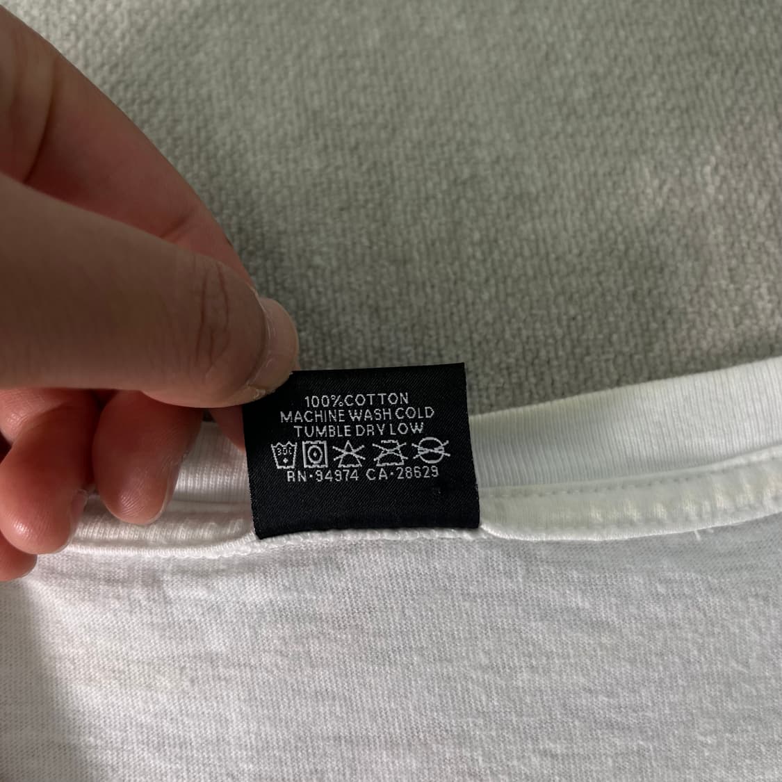 W100 스투시 베이직로고 반팔 티셔츠 상품이미지6