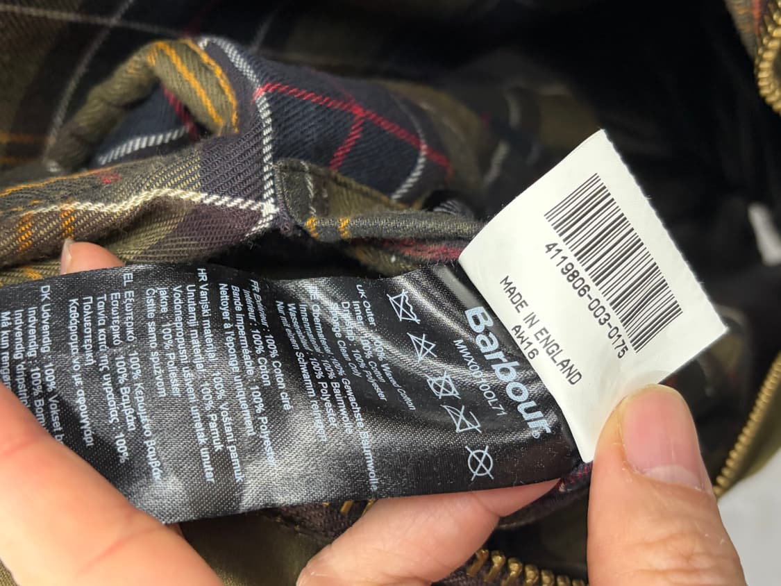 바버 비데일 왁스 자켓 올리브 상품이미지9