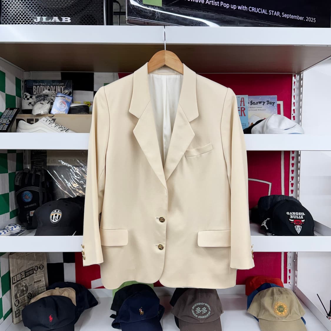 버버리 레이디 금장 블레이저 자켓 made in ENGLAND   상품이미지2