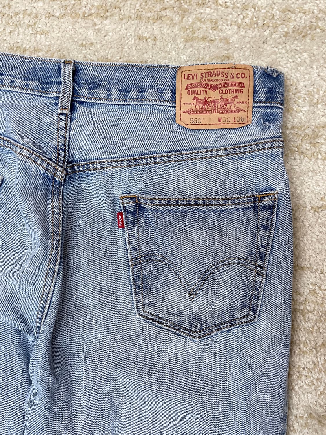 Early`00s Levis 리바이스 550 36x36  상품이미지3