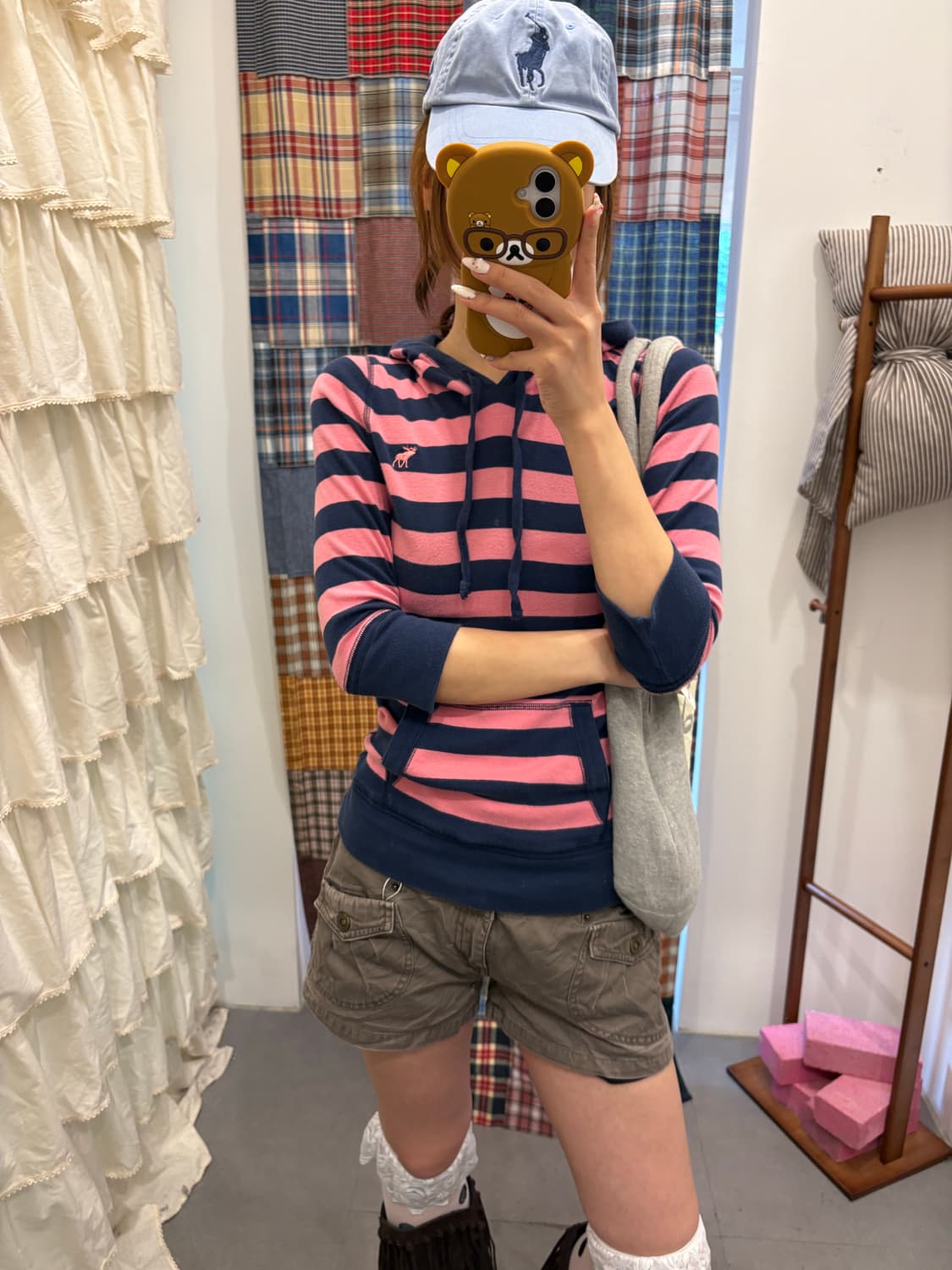 아베크롬비 단가라 칠부 후드티  상품이미지5
