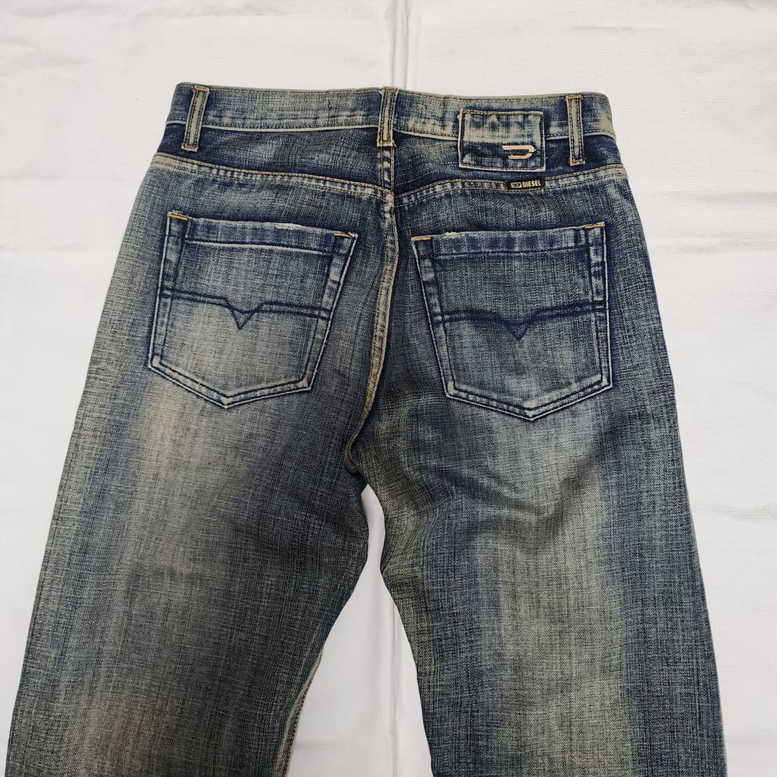 90's 빈티지 디젤 워시드 세미부츠컷 데님팬츠 상품이미지5