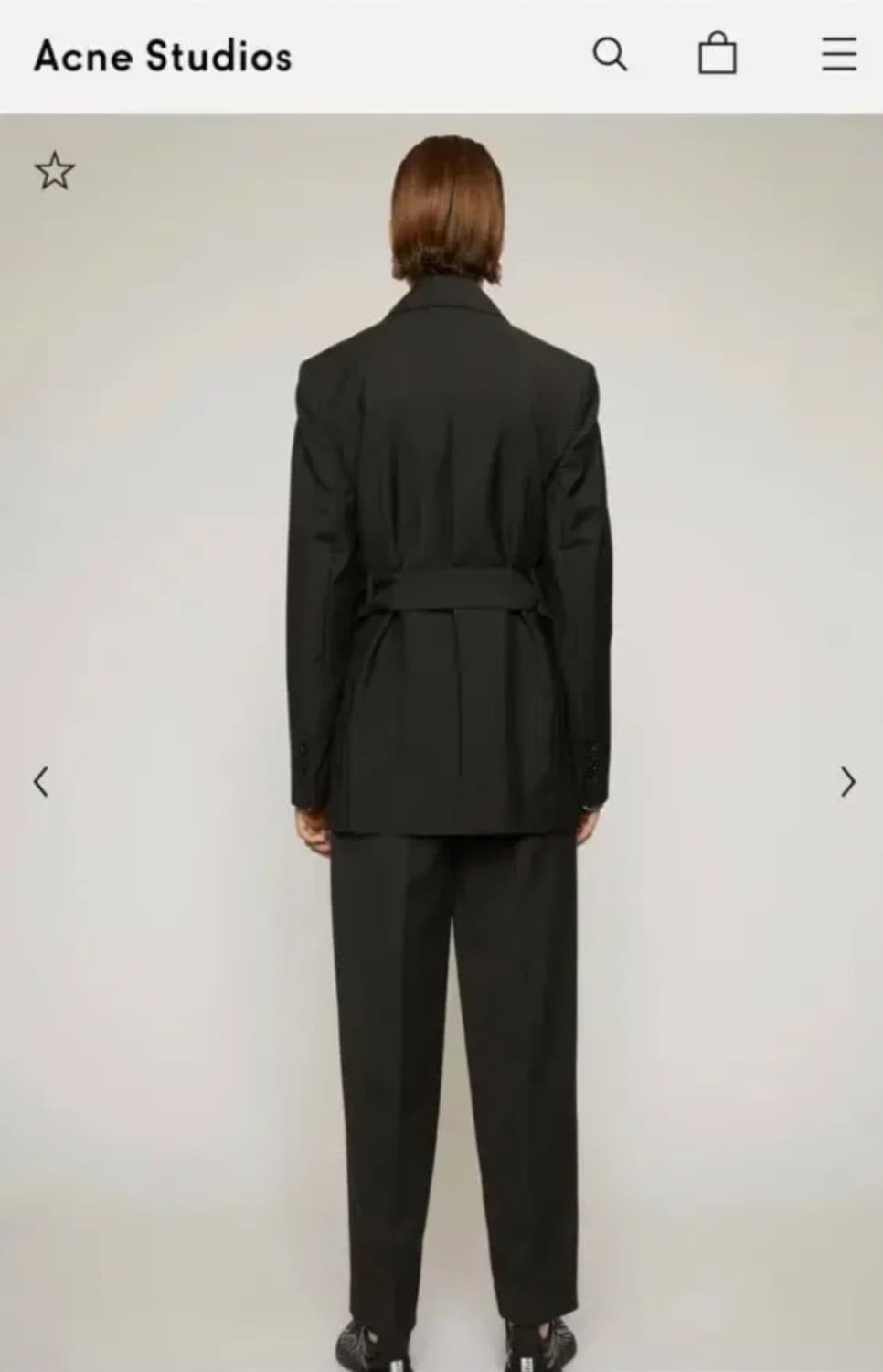 34) 아크네 스튜디오 Acne studios 블레이저 더블 브레스티드  상품이미지2