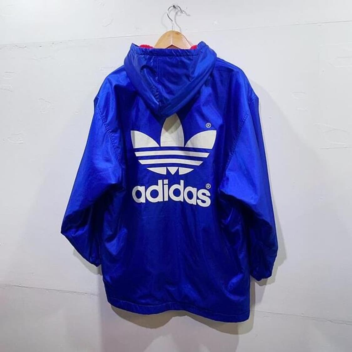 90s 아디다스 x 데상트 일본판 새틴 자켓 (L)   상품이미지1